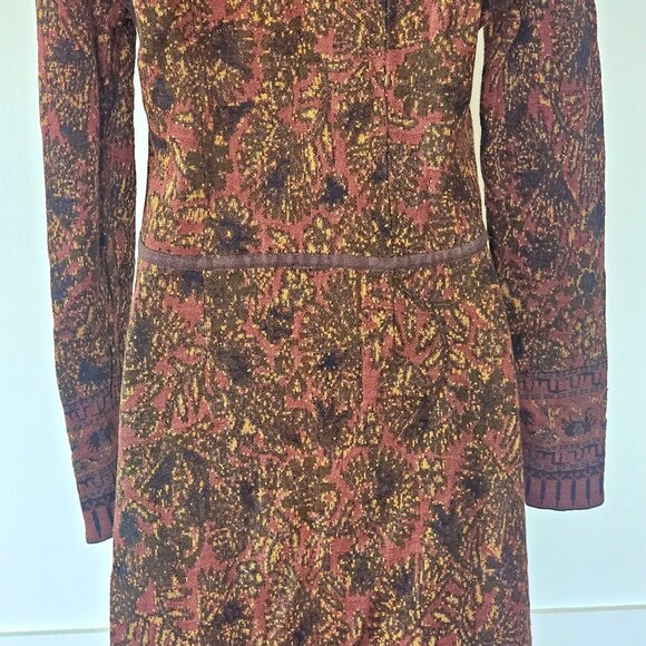 Peruvian Connection Jacquard Sweater Knit Body Con Womens Dress SMALL - Picture 8 of 14